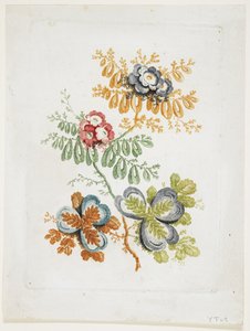 Bouquet de Fantaisie, da Nouvelle Suitte De Cahiers De Fleurs Ideales, fine XVIII secolo da Jean Baptiste Pillement